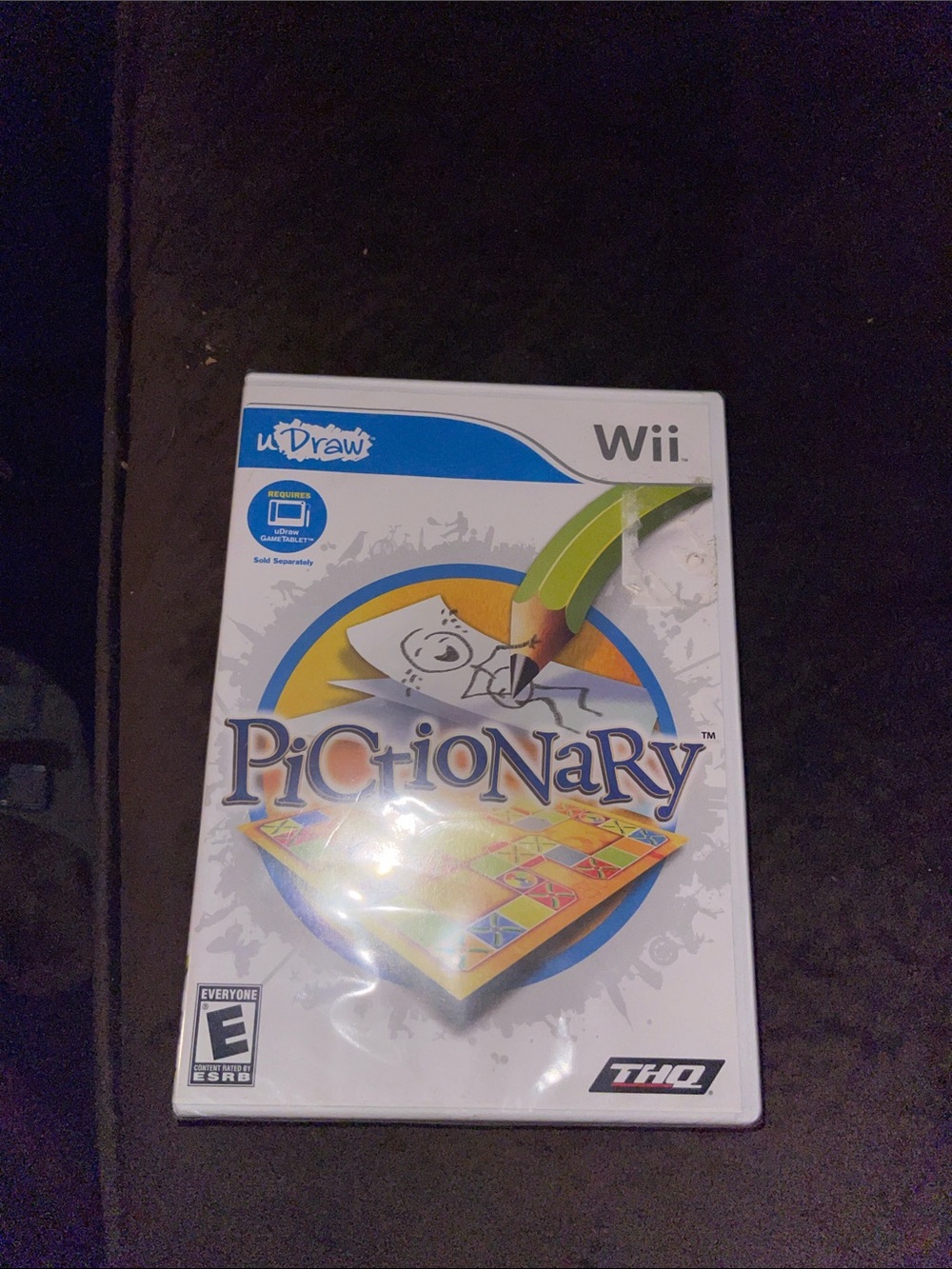 HQ IFraw Pictionary Wii Game White Blue Green